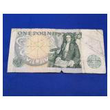 Vintage Bank of England One Pound