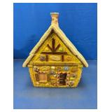 Vintage Ceramic Gingerbread House Cookie Jar