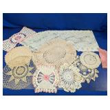 Vintage Handmade Crochet Pieces Lot