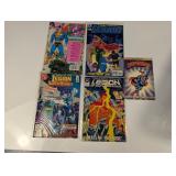 (5) Superman & Legion Comics with DVD