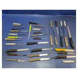 (1) Assorted Kitchen Knives Lot