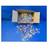 (1) American Flag Keychains Lot