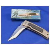 Special Op Tanto Folding Knife w/ Box