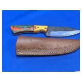 Custom Full-Tang Fixed Blade Knife w/ Sheath