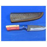 Custom-Made Fixed Blade Knife w/ Sheath