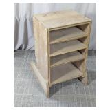 (1) Wooden Multi-Shelf Storage Unit