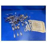 Mixed Vintage Silverplate Flatware Lot