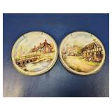 (2) Royal Kent Bone China Decorative Plates