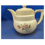 (1) Floral Ceramic Teapot with Lid