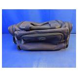 Navy Blue Soft-Sided Travel Bag