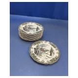 (12) Vintage Dessert Plates - Johnson Bros