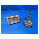 (2) Wildwood Music Box & Statue Ashtray