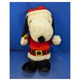 Large Snoopy Santa Plush w/ Bell