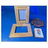 (4) Grandparent-Themeda Frames & Plaques