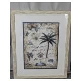 (1) East India Company Palm Artwork