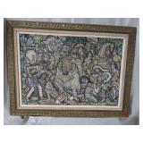 (1) Balinese Painting by Ngk Pt. Gandra