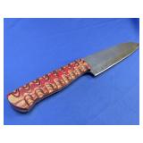 Damascus Chef/Utility Knife w/Contoured Handle