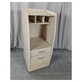 (1) Wooden Storage Cabinet with Drawers