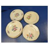 (1) Taylor Smith Taylor Floral Plates Lot