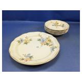 (5) Mikasa Heritage Pansies Plates & Bowls