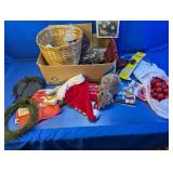 (1) Box Assorted Holiday & Household Items