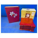 (2) Christmas Music Boxes