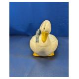 Ceramic Figural Goose Container/Cookie Jar