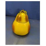 Glossy Ceramic Figural Pear Jar