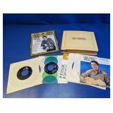 (1) Elvis Presley 45 RPM Records & Album
