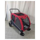 (1) Red and Black Pet Stroller