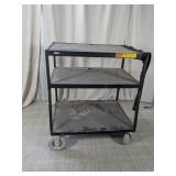 (1) Bretford Rolling AV Cart 3-Tier Utility Cart