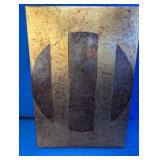 (1) Abstract Geometric Wall Art Panel