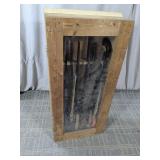 (1) Hand Saws in Wooden Storage Case