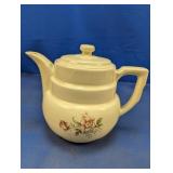(1) Floral Ceramic Teapot with Lid