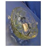 Vintage Iridescent Fruit Glass Serving Dish