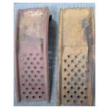 (2) Vintage Automotive Steel Car Ramp