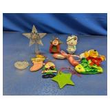 Miscellaneous Holiday Ornament & Decor Lot