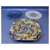 (3) Assorted Decorative Plates