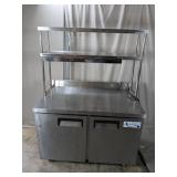 Avantco Refrigerator w/ Shelving Unit