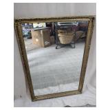 (1) Gold Framed Wall Mirror ï¿½ Classic Design
