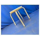 Vintage Industrial White Stool
