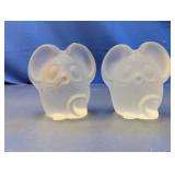 (2)Tiara Exclusives Frosted Mouse Duo