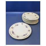 (8) Mikasa Fine Ivory Provencal Dinner Plates
