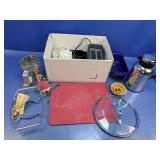 (1) Box Lot of Kitchen & Household Items