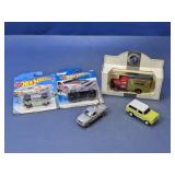 (5) Die-Cast Vehicles Hot Wheels and Lledo