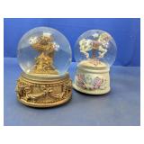 (2) Westland Giftware & Snow Globes