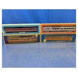 (4) IHC & AHM HO Scale Passenger Train Cars