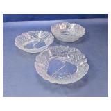 Vintage Indiana Avocado Pressed Glass Bowl