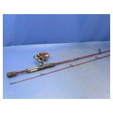 (2) Fishing Rod - Navigator Red Spinning & More