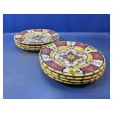 (8) Pier 1 Vallarta Handpainted Plates